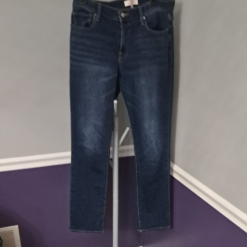 Lucky Brand Wimens Dark Blue Sweet Straight 32